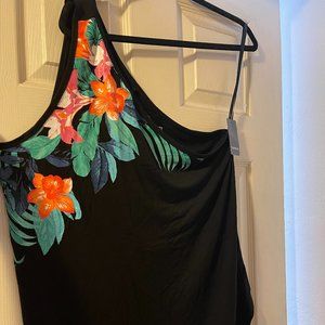 Tropical Off Shoulder Top